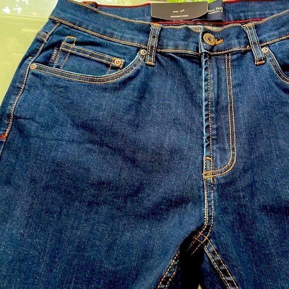 Zachsny jeans NWT 34/29 blue comforter, stretch denim tribeca ny - Picture 2 of 13